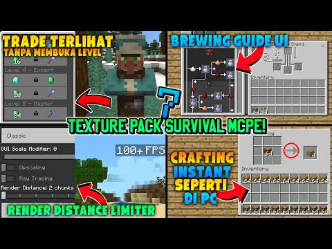 Top 7 Texture Packs To Ease Survival In Minecraft PE - MCPE 1.18/1.19/1.20