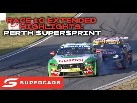 SUPERCARS 2024 Bosch Power Tools Perth SuperSprint Race10 ハイライト動画