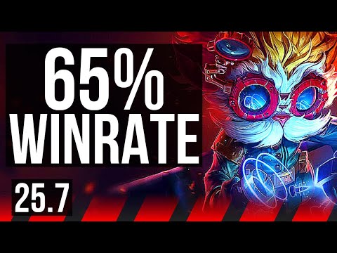 HEIMERDINGER vs AATROX (TOP) | 4/0/4, 65% winrate | KR Master | 25.7