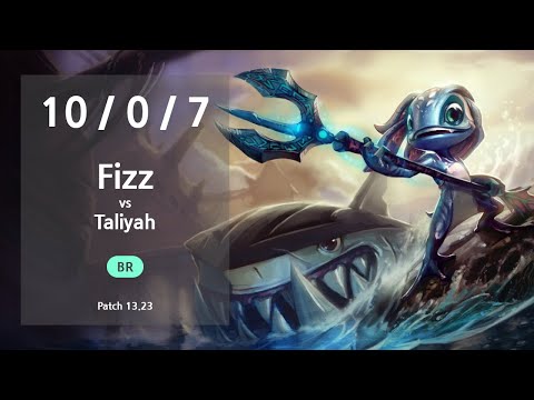 Fizz Mid vs Taliyah - BR Master Patch 13.23
