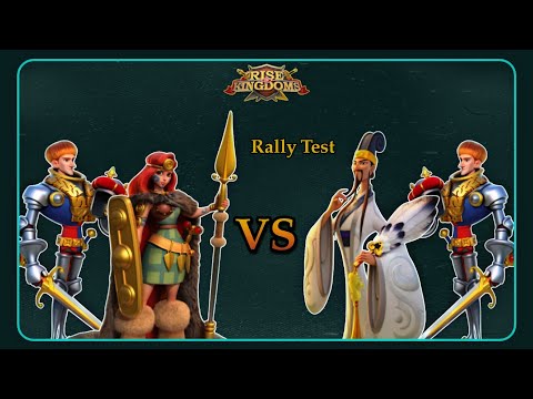 Zhuge Liang/Henry VS Boudica/Henry (Rally Test) - Rise of Kingdoms