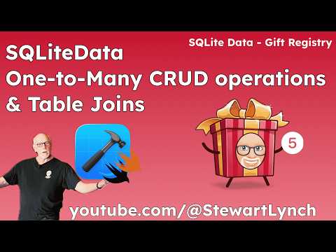 SQLiteData Part 5   One to Many CRUD Operations and Table Joins thumbnail