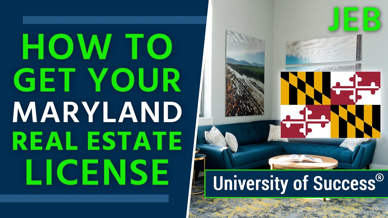 Maryland Real Estate Classes — University of Success