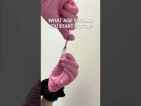What age should you start #botox ? 💉 #medispa #montreal #neuromodulators #dysport