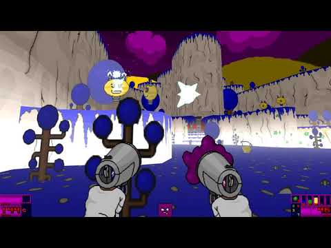 Doom2: Adventures of Square Episode 2 - E2A5 Wild Bleu Yonder - All Secrets