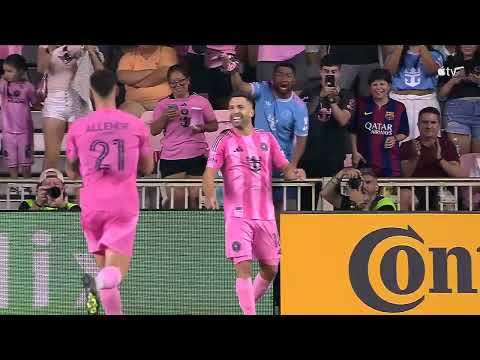 ¡GOLAZO de Jordi Alba para Inter Miami tras un pase mágico de Busquets!