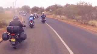 preview picture of video 'Arriving at Yulara at the end of The Long Ride 2014'