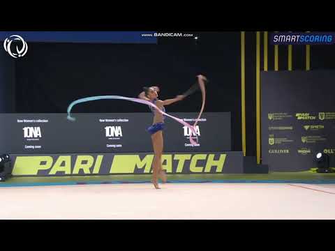 Eva BREALIEVA (BUL) Ribbon AA - European Championships Kyiv 2020