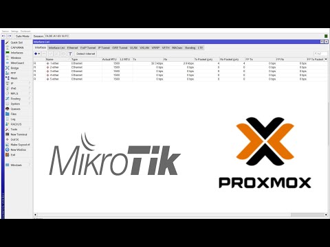 Install Mikrotik Router OS x86 on Proxmox VE | Mikrotik install pc