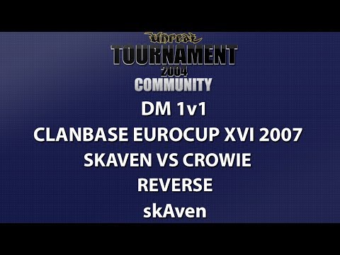 UT2004 DM 1v1 - ClanBase Eurocup XVI - skAven vs crowie - Reverse - skAven
