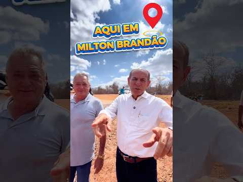 🤝 A passagem molhada do Riacho Capivara, na localidade Cajueiro, em Milton Brandão foi inaugurada.
