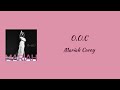 Mariah Carey - O.O.C || lyrics