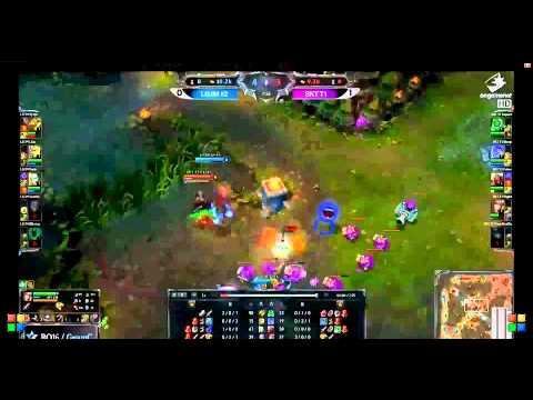 SKT T1 Faker vs LG IM #2 Zed Outplays