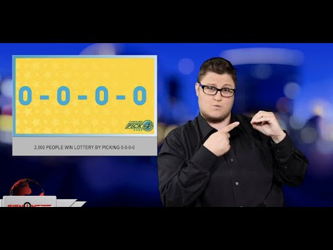 2,000 people win lottery by picking 0-0-0-0 (ASL - 6.24.19)