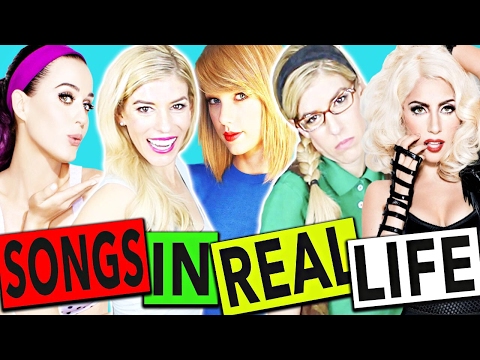 SONGS IN REAL LIFE! | Rebecca zamolo Video