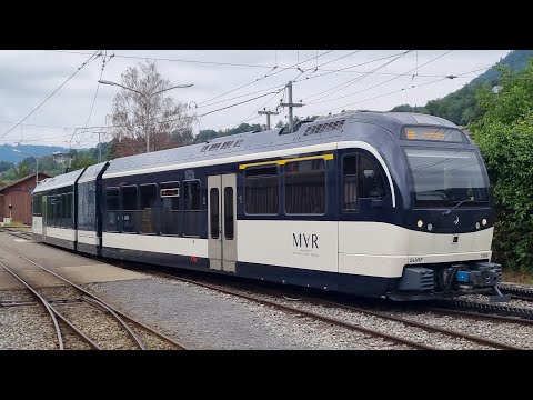 MVR GTW abfahrt in Blonay