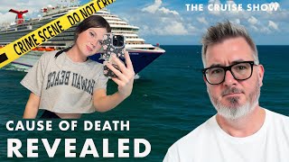Cause of Death Revealed in Teen Cruise Death