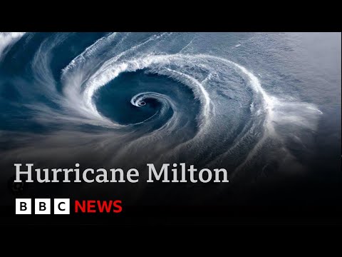 Video | “A matter of life and death” - more than a million told to flee Florida hurricane | BBC News