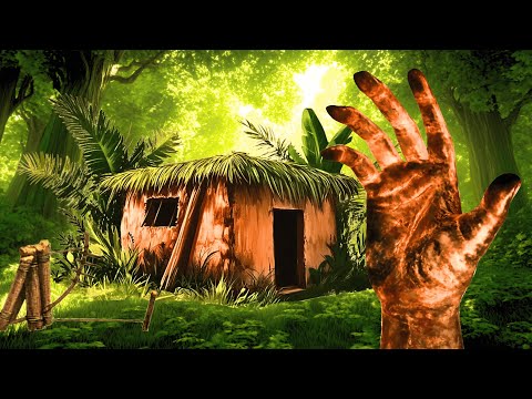 Jungle Survival Building Primitive Mud Hut & Animal traps - Green Hell VR