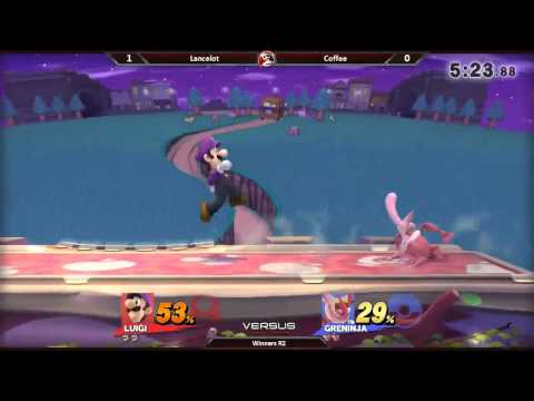 VS Paragon LA Smash 4 Sponsorship - Winners R2 - Lancelot (Luigi) vs Coffee (Fox/Greninja)