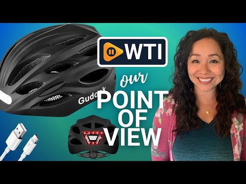 Bike Helmet with LED Light - WTI product video review
