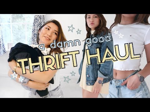 TRY ON THRIFT HAUL 2017（善意＋救済軍団 (TRY ON THRIFT HAUL 2017 (goodwill + salvation army))