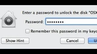 Encryption External  HardDrive on Mac