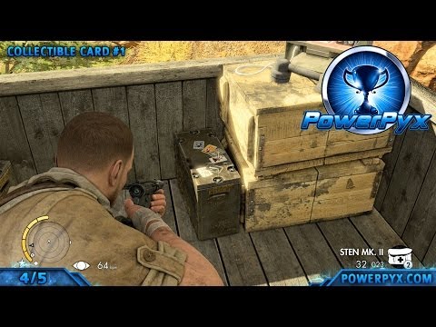 Sniper Elite 3 - Mission 1 All Collectible Locations (Diaries, Collectible Cards, Nests, Long Shots)