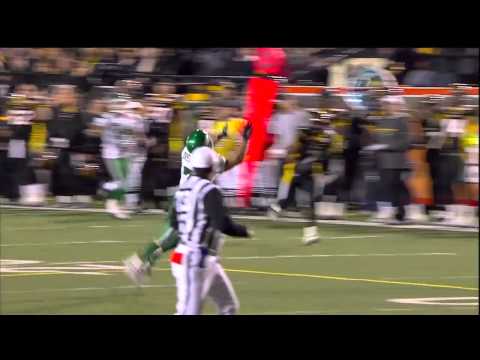 CFL Incredible Touchdown by Weston Dressler vs. Hamilton