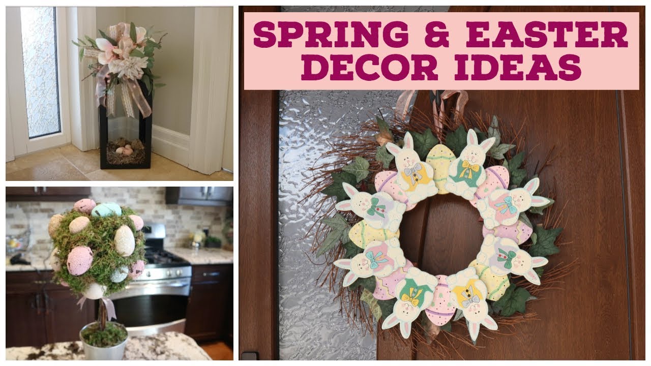 DIY Spring Easter Decor/DIY Easter Topiary Trees