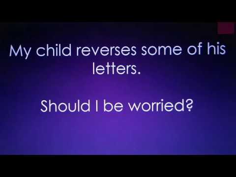 Dyslexia and letter reversals