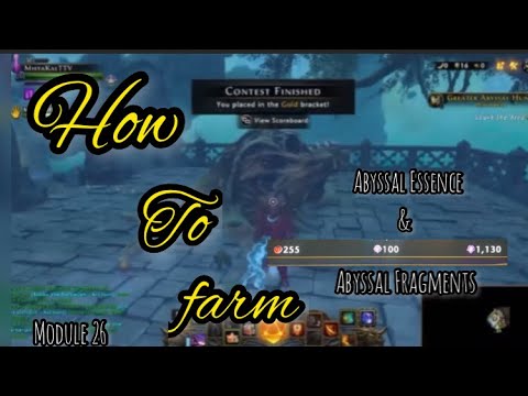 Neverwinter Module 26 Abyssal Fragments & Abyssal Essence FARM For Dummies…