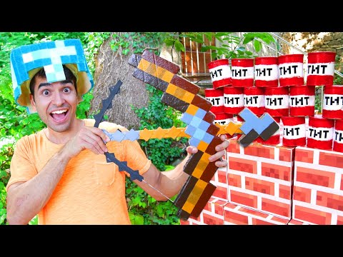 I GIOCHI DI MINECRAFT NELLA VITA REALE