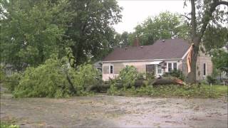preview picture of video '2013-05-29 Storm Damage - Waterloo, Iowa - Myke Goings - KMDG'