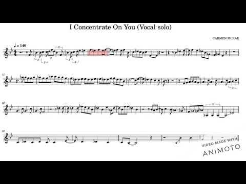 I Concentrate On You - Carmen McRae