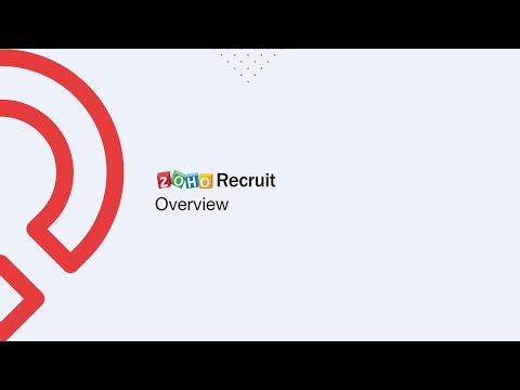 Zoho Recruit- vendor materials