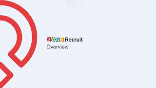 Zoho Recruit Video