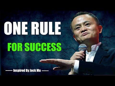 ONE RULE FOR SUCCESS -  Inspired By Jack Ma