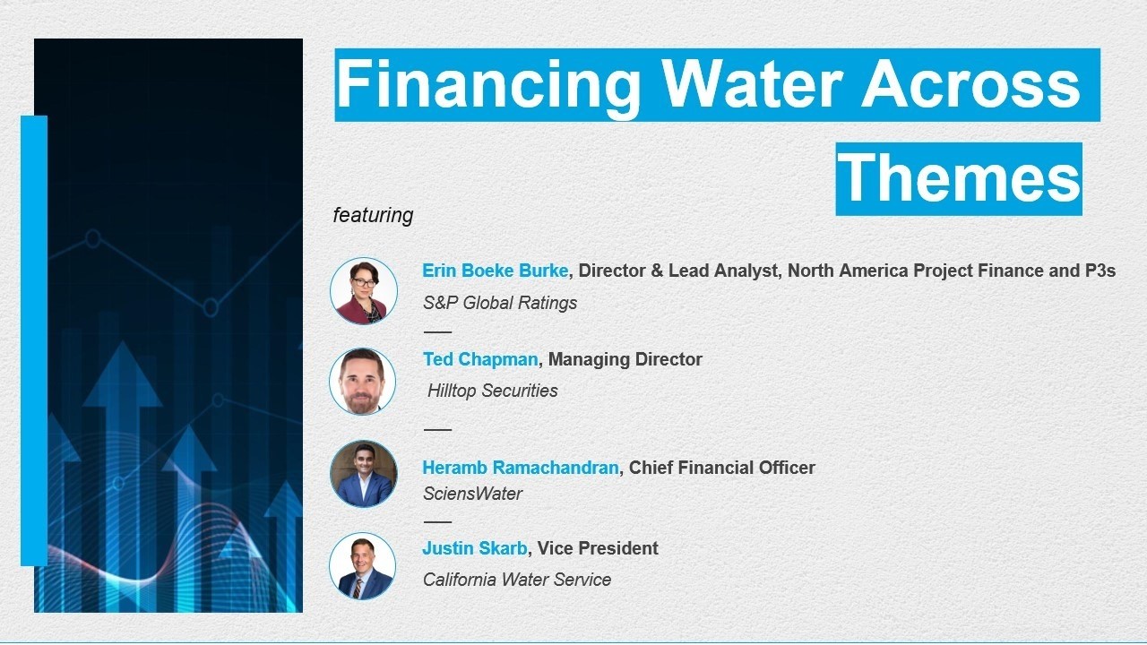 Transforming Water, West 2026: Financing Water Across Themes