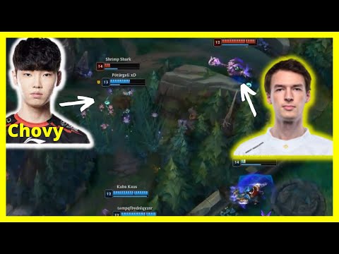 Chovy and Kaiser messing around in EuW SoloQ