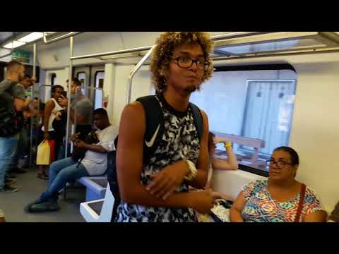 Arte no Vagão - Mc Estudante, Samir e Poeta Rennan Leta