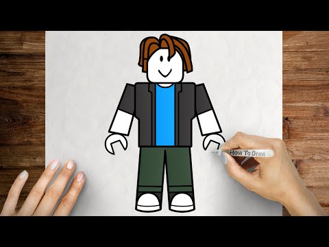 How to draw Roblox Bacon Hair