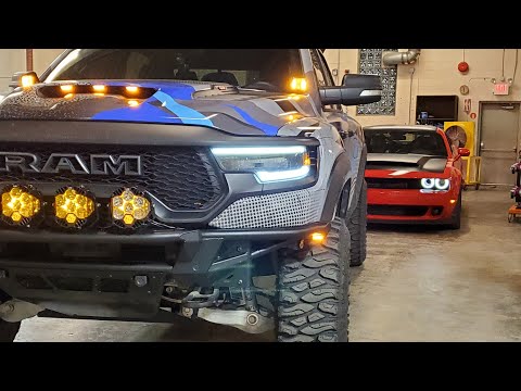 Baja Designs Lights on the Ram TRX