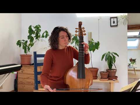 Telemann fantasia no. 2 for viola da gamba