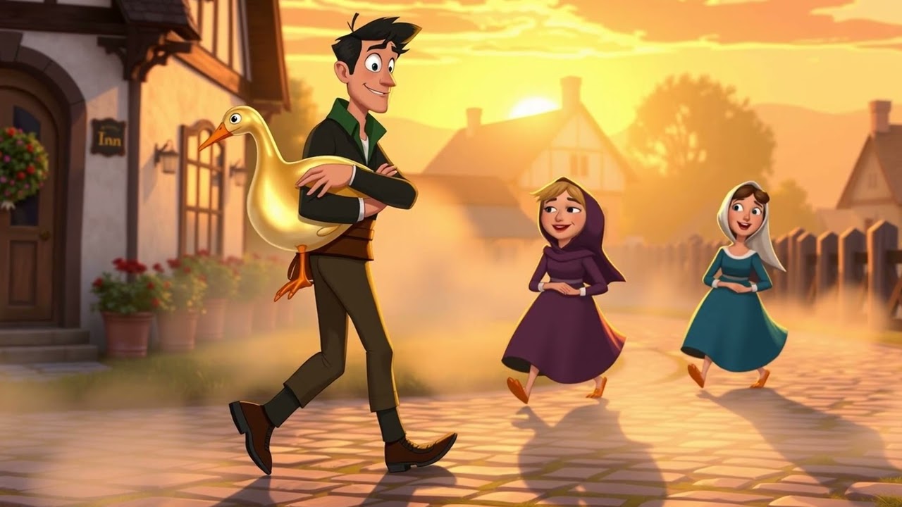 Cuento el ganso de oro | Cuentos infantiles cortos