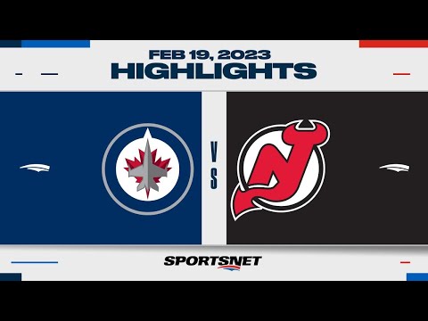 NHL Highlights | Jets vs. Devils - February 19, 2023