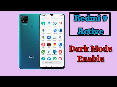 How To Enable Dark Mode in Redmi 9 Active, Redmi 9 Active Me Darkmode Setting Keise Kare, DarkMode