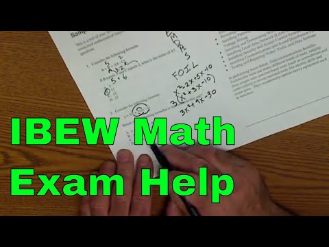 Math Exam, Qualifying for Apprenticeship in the Electrical Industry