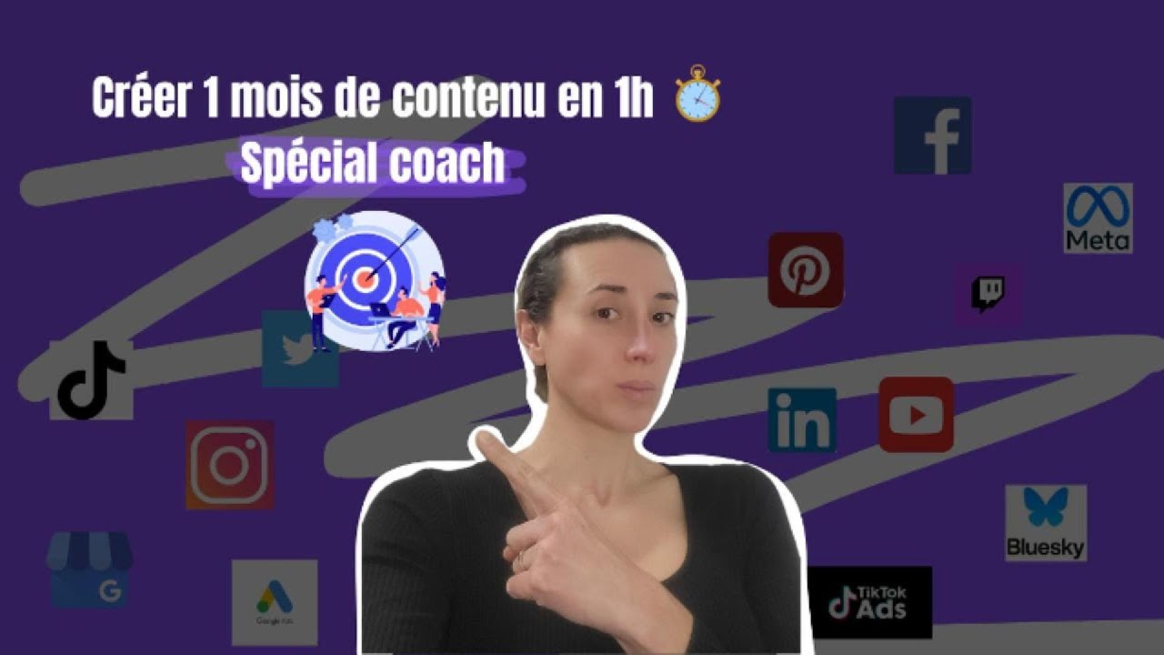 Créer 1 mois de contenu en moins d’1 heure : spécial Coach + bonus