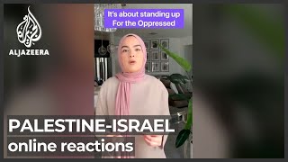 #IsraeliTerrorism, #GazaUnderAttack trend on social media amid conflict